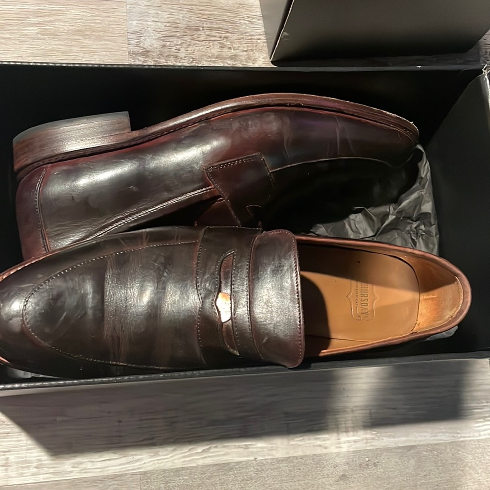 mens size 12 Thursday dress shoes